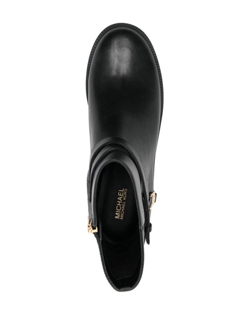 Michael Kors Abigail Flat Bootie In Black