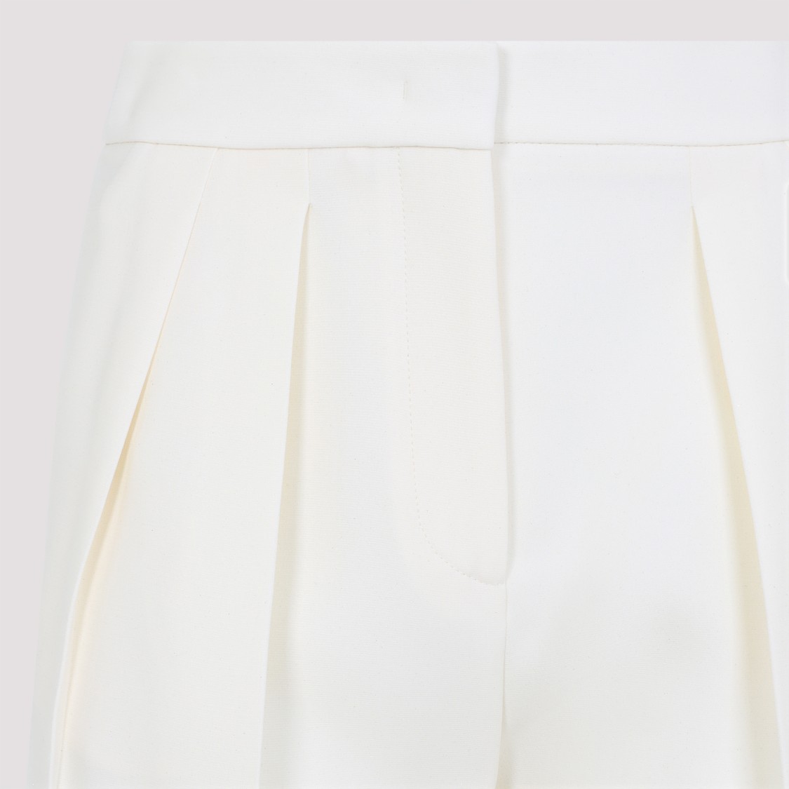 Giorgio Armani Hemp Jersey Relaxed-fit Trousers In White