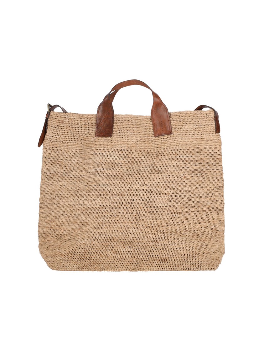 Shop Ibeliv "flamingo" Tote Bag - Brown