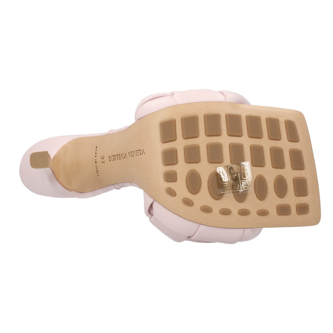 Bottega Veneta Lido Mule Pink In Multi