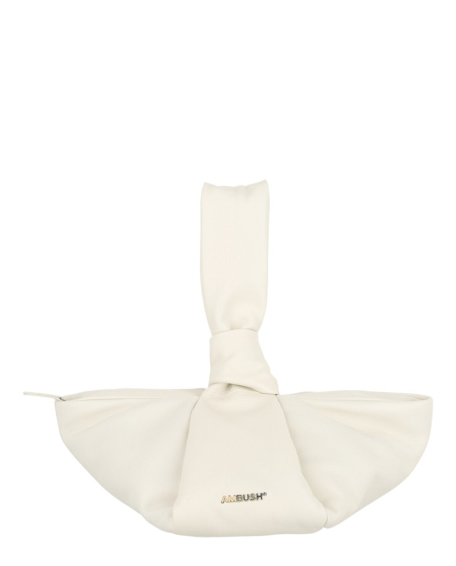 Ambush Twist Top Leather Handle Bag