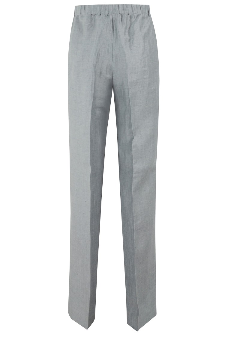 Seventy Knitwear Trousers With Elastic Back In Grey