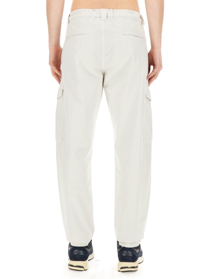 Aspesi Utility Trousers Featuring Multiple Pockets In White
