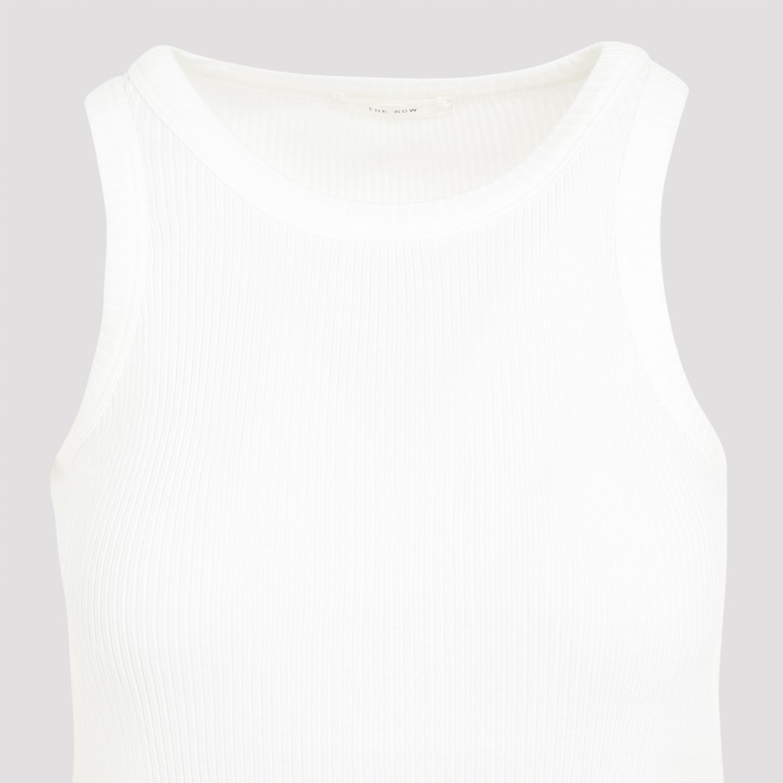 The Row Cotton Ribbed Tank Top With Fit And Versatile Style