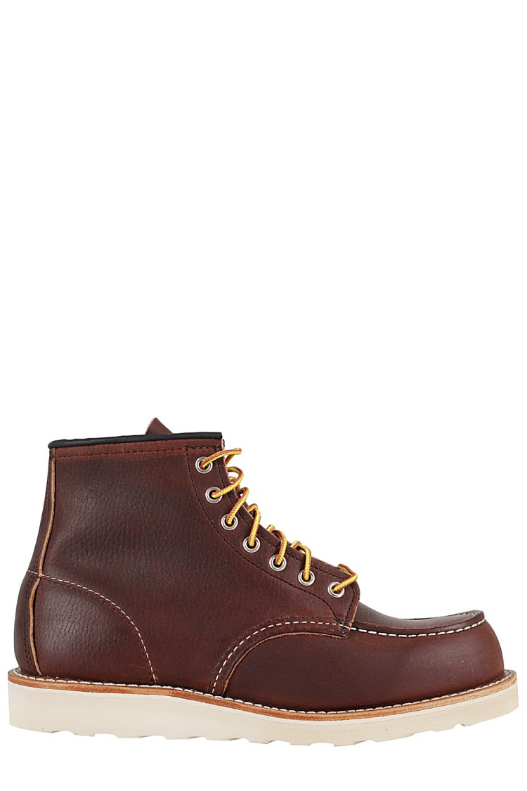 Red Wing 6-inch Classic Moc Boot Black Oxblood Mesa In Brown