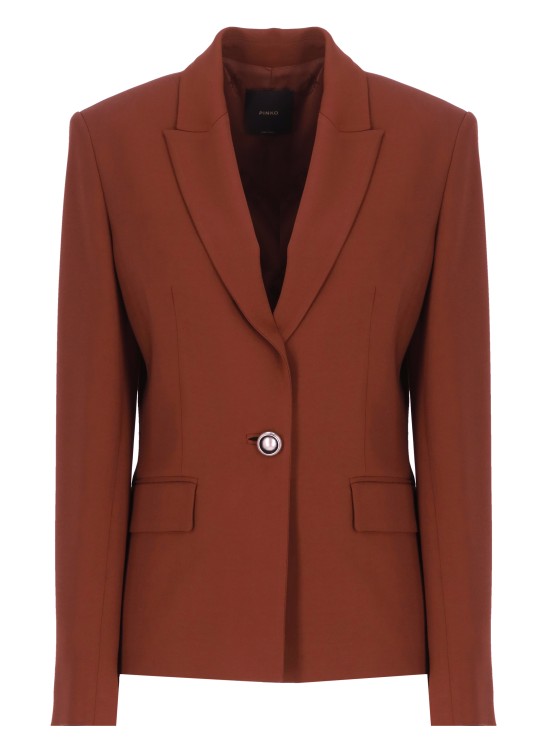 アウターその他 PINKO Woman Blazer Red 104675 A2DK R49 PINKO Envers Satin Blazer | Red | FARFETCH