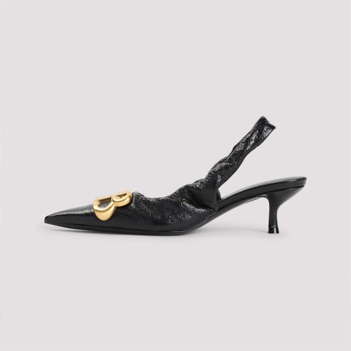 Balenciaga Monaco 50mm Slingback Pumps In Black