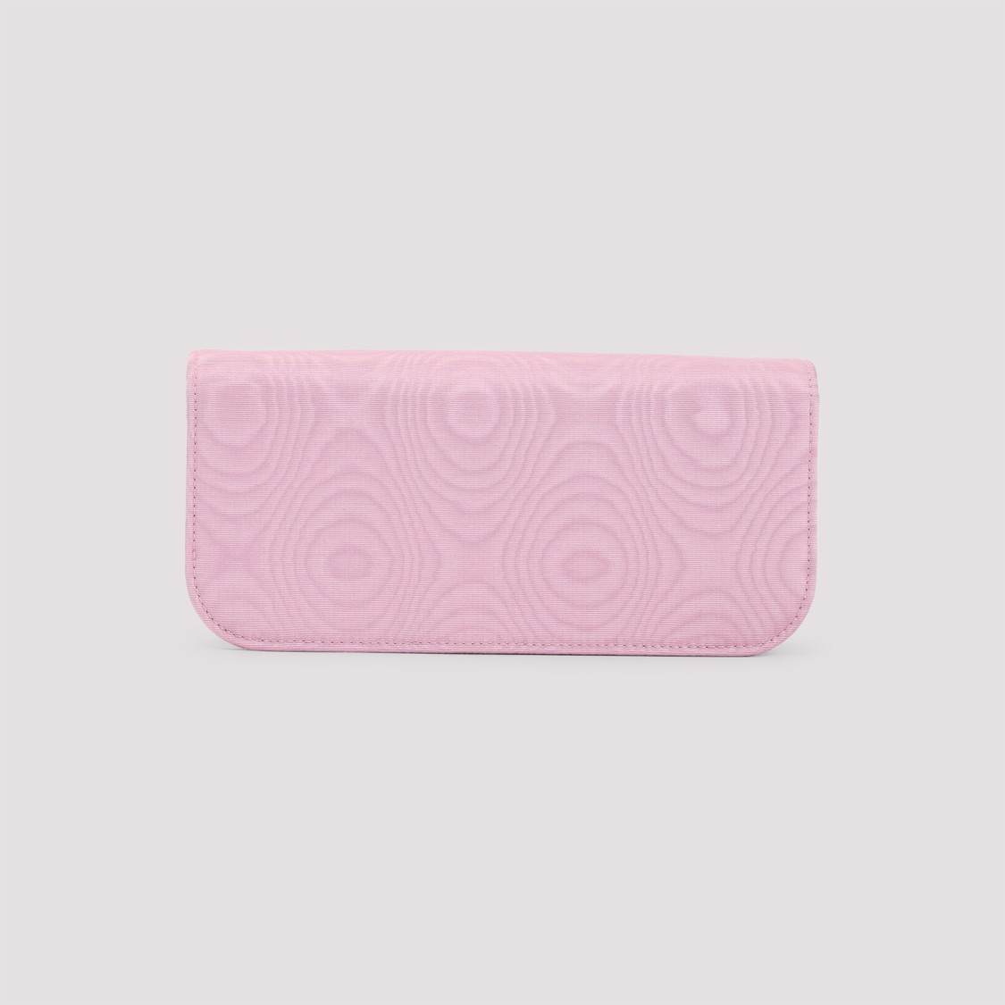 Valentino Garavani Textured Moire Clutch With Signature Logo