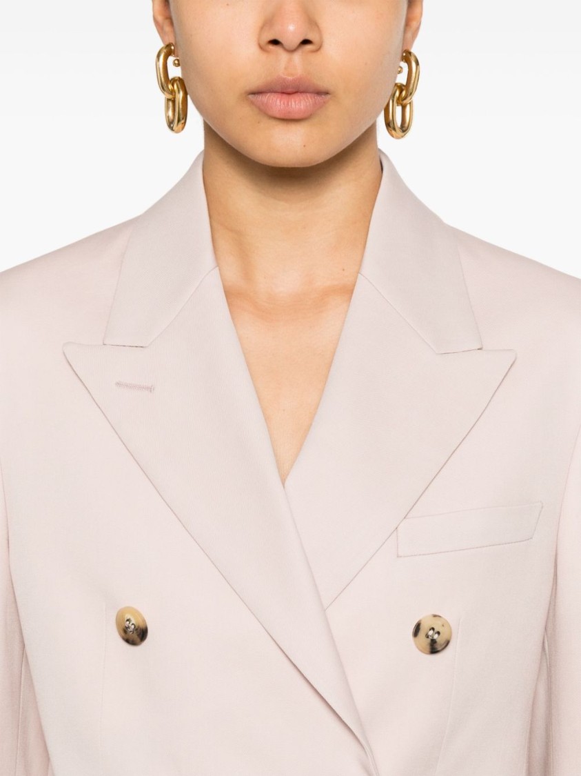 Golden Goose Virgin Wool Blazer In Neutral