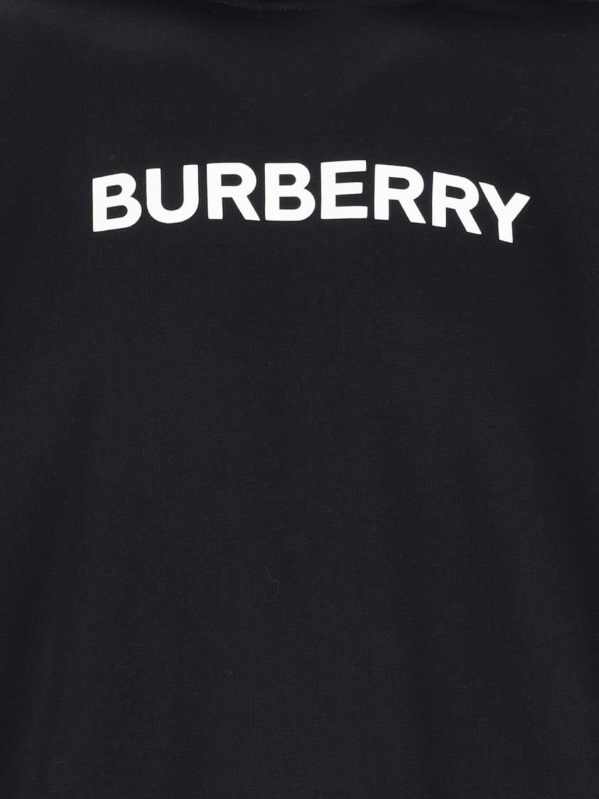 Shop Burberry Logo Hoodie – Black
