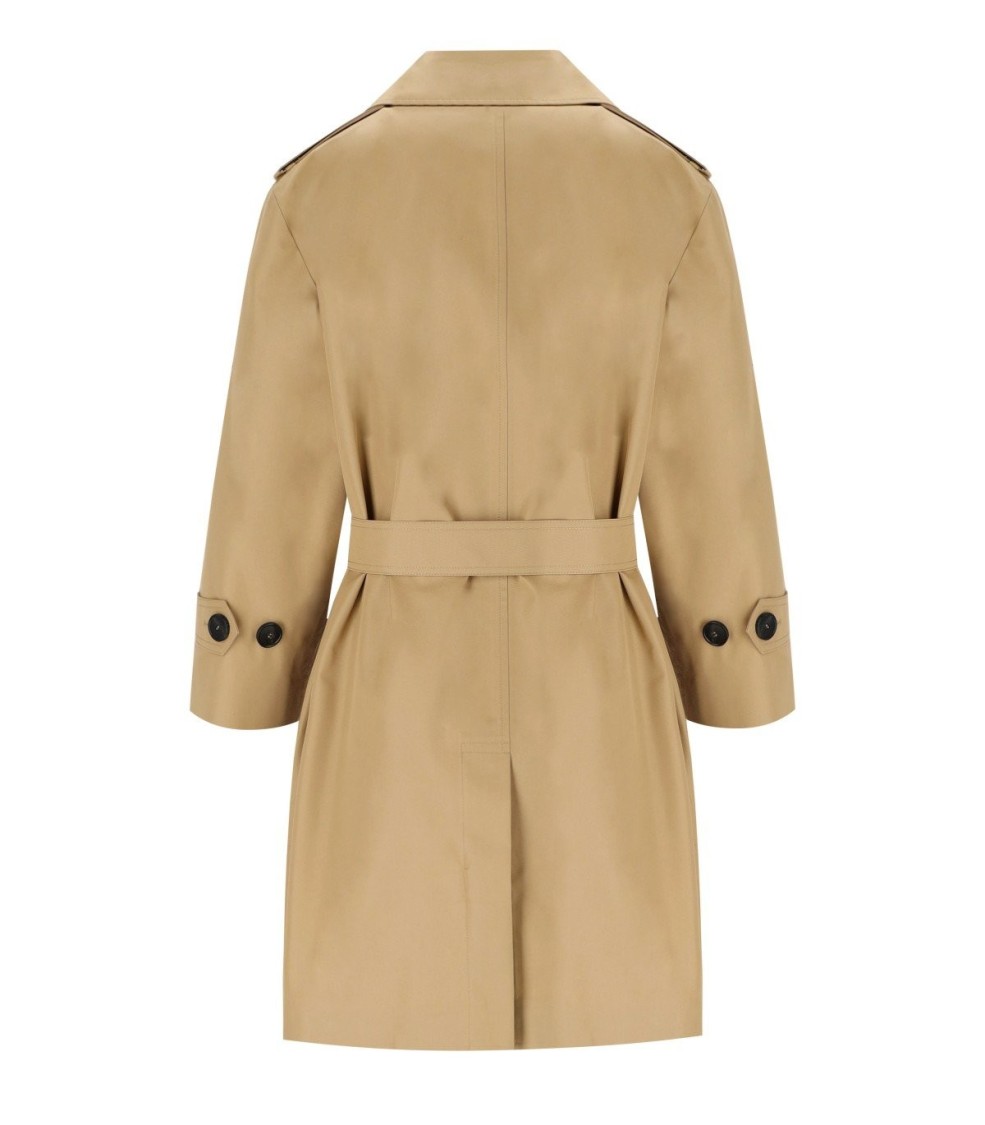 Shop Max Mara Elodia Beige Trench In Brown