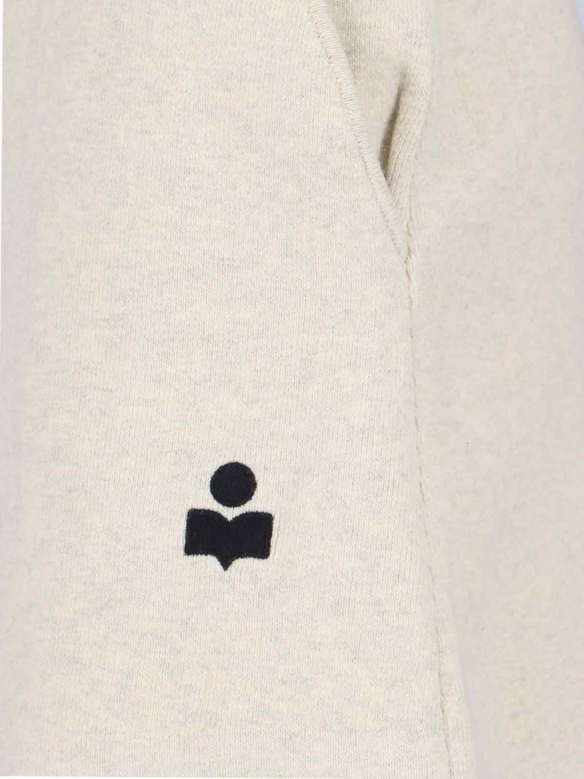 Isabel Marant Étoile Cotton Blend Skirt With Embroidered Logo