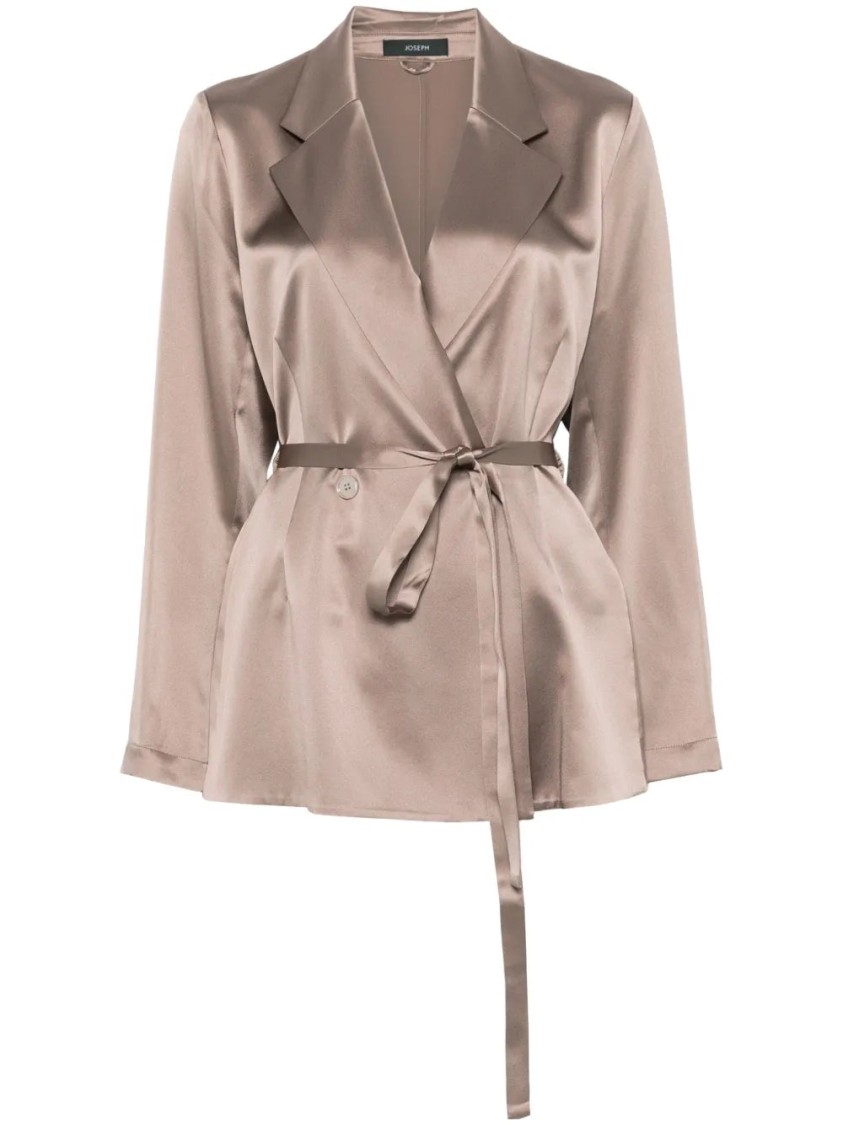 Joseph Lapel Long-sleeved Suit Jacket In Neutrals