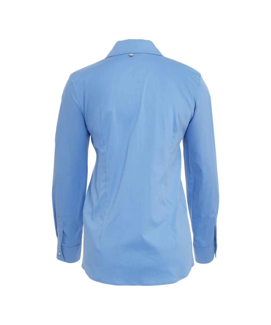 Liu •jo Liu Jo Blue Shirt With Decorative Buttons