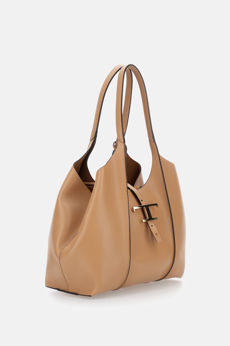 Tod's Tsb Small Shopping Bag In Brown