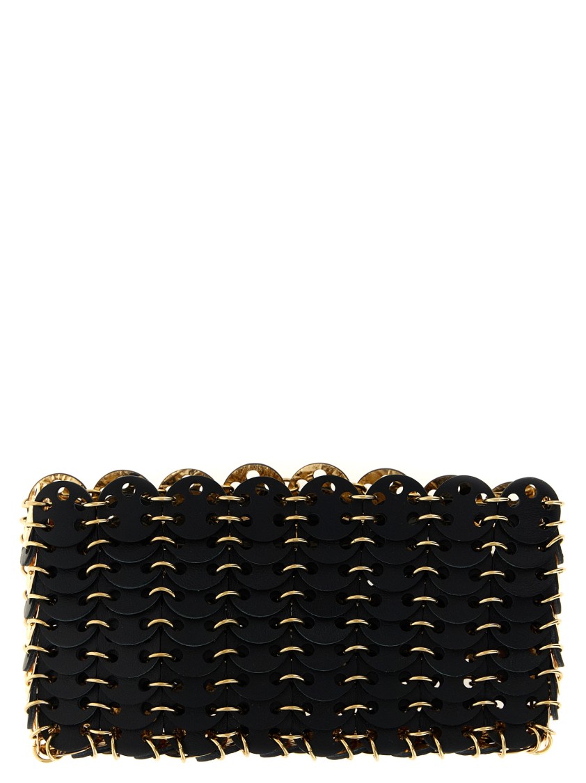 Rabanne Paco '1969 Nano Flip' Reversible Shoulder Strap In Black