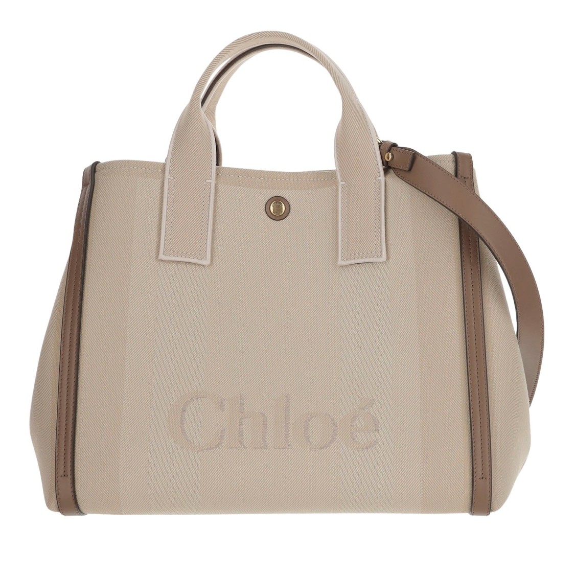 CHLOÉ CHLOÉ CARRY CANVAS TOTE BAG