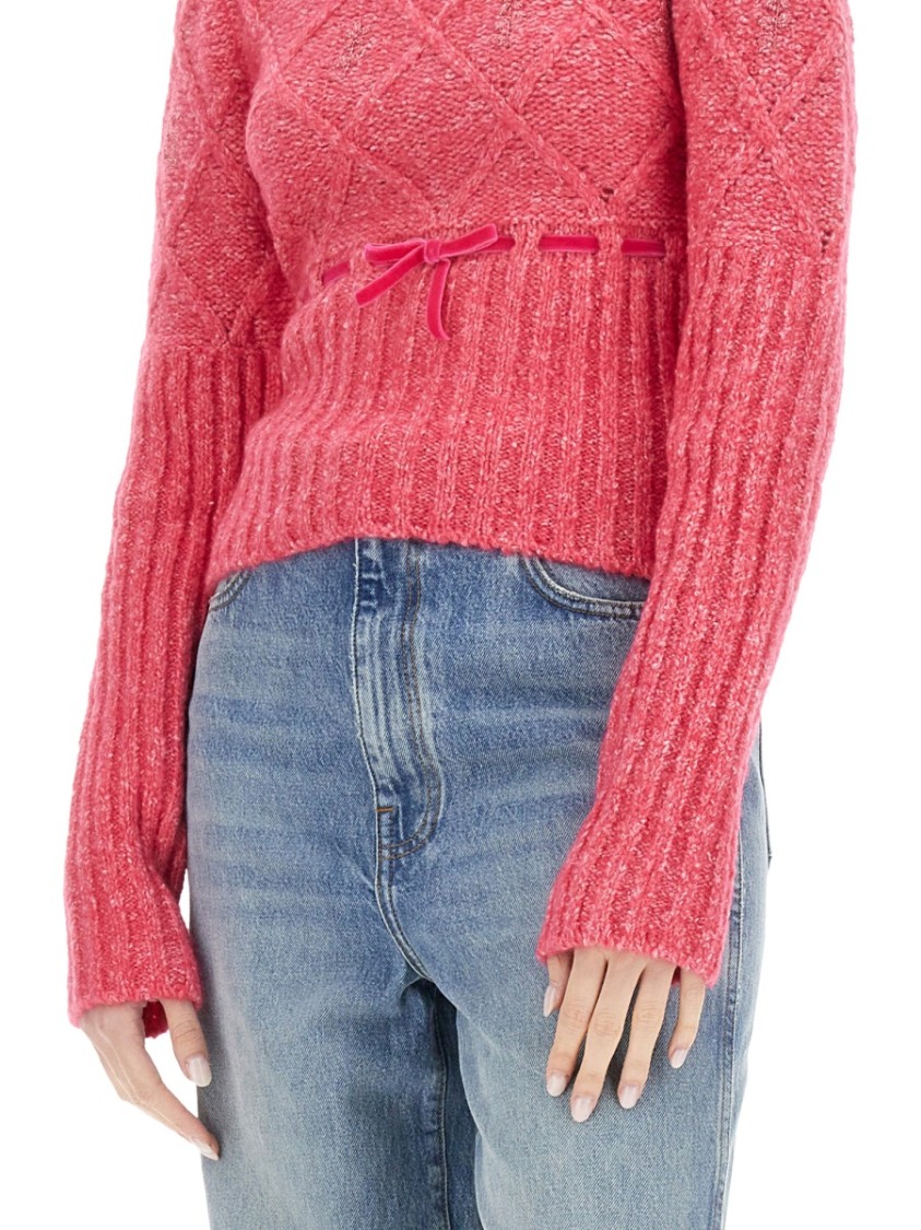 Cormio Oma 5 Embroidered Wool Blend Sweater