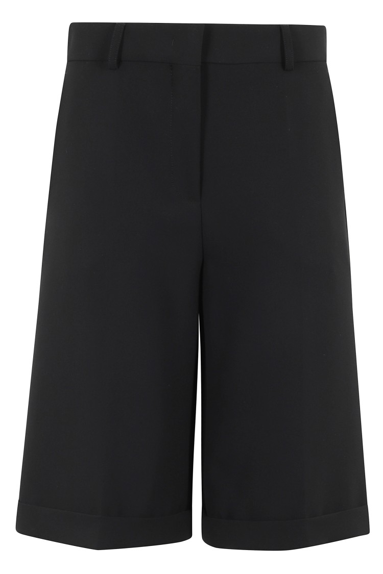 Moschino Tailored Bermuda Shorts In Black