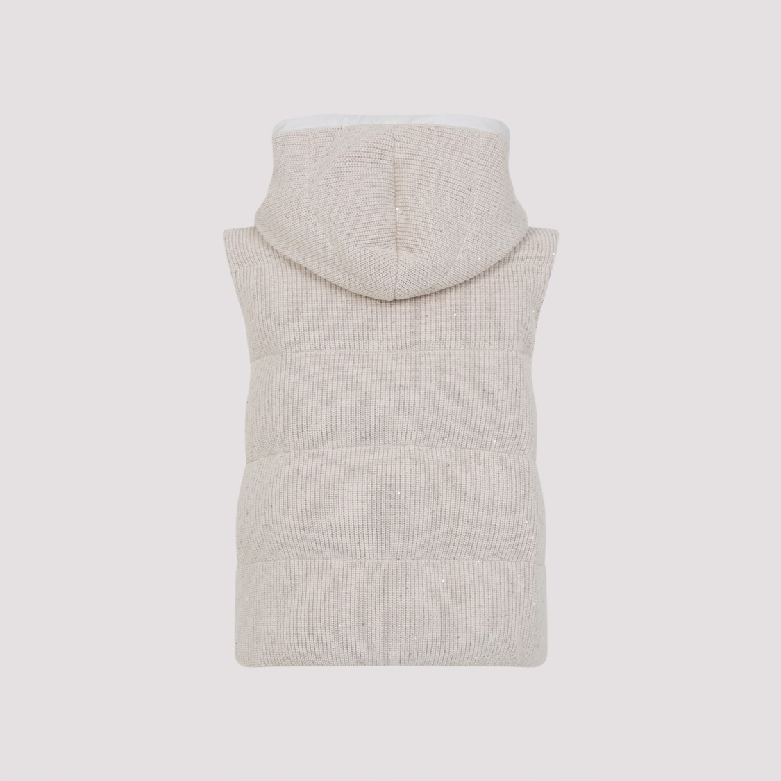 BRUNELLO CUCINELLI BRUNELLO CUCINELLI STRUCTURED WAISTCOAT WITH HIGH COLLAR