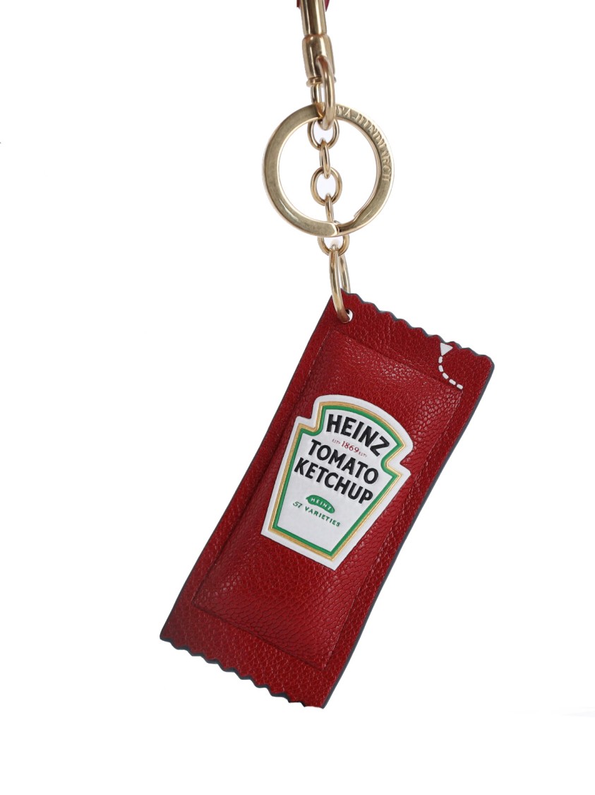 Shop Anya Hindmarch Keychain "heinz Ketchup Charm" – Multicolor