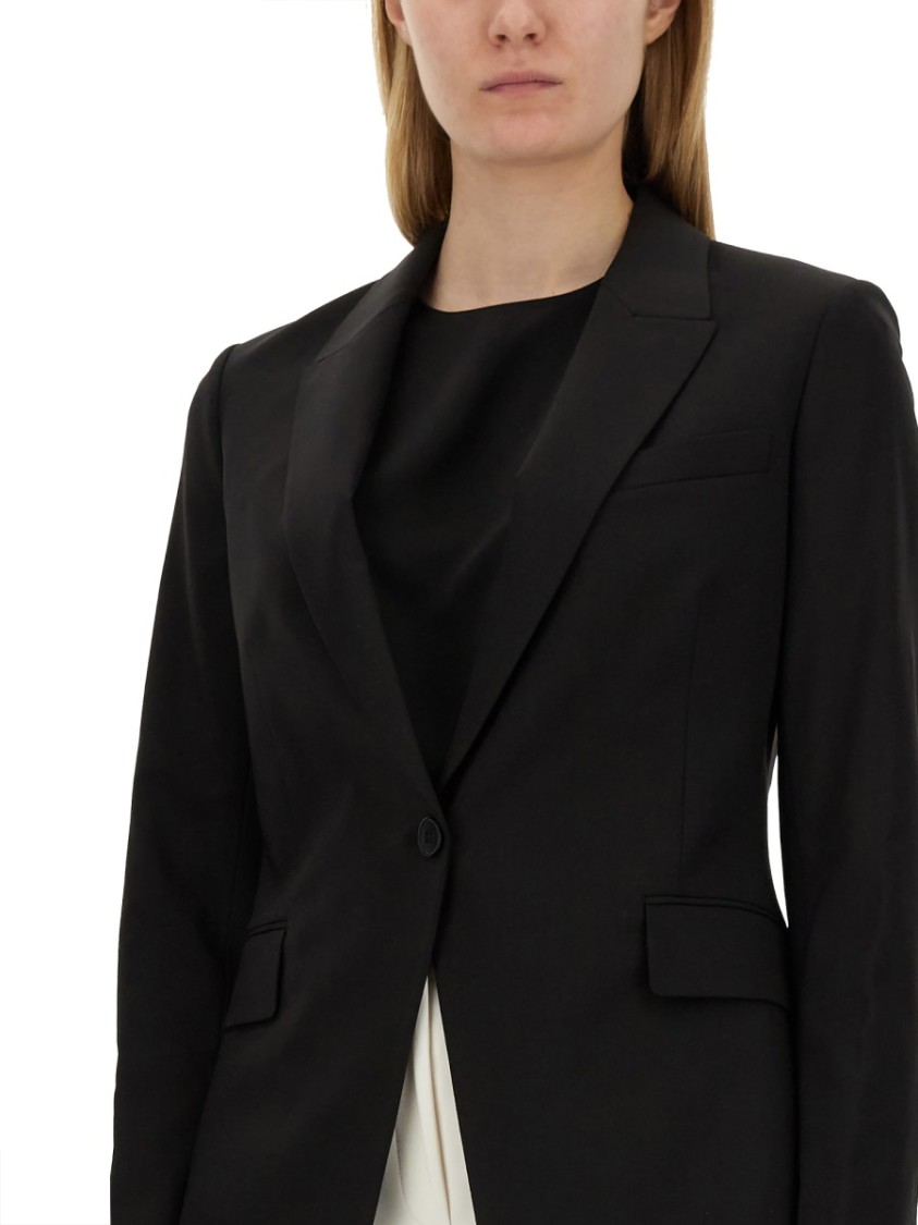 Theory Etiennette Grain De Poudre Wool-blend Blazer