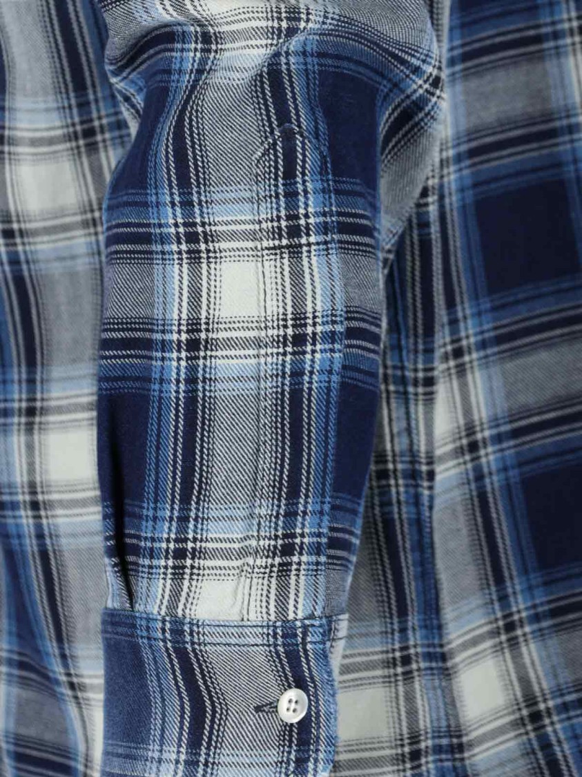 Shop Dsquared2 "d2" Plaid Shirt – Blue