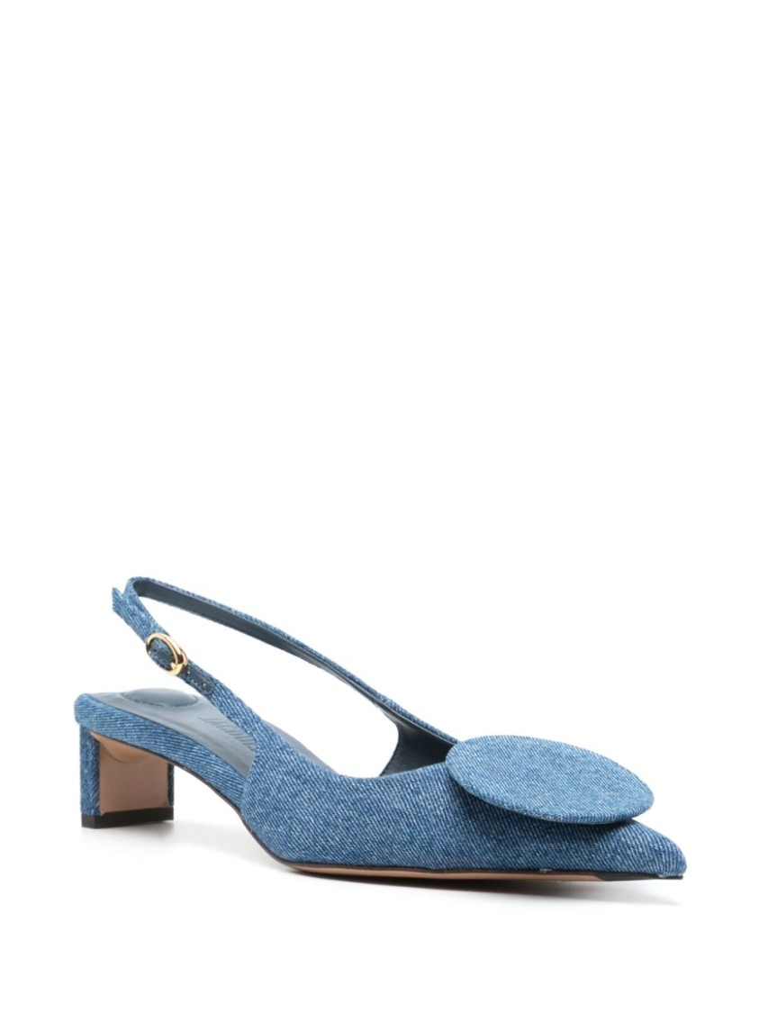 Jacquemus Les Slingbacks Duelo 40mm Pumps In Blue
