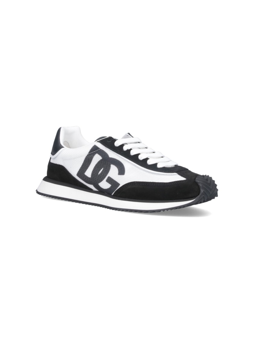 Dolce & Gabbana Mixed-material Dg Cushion Sneakers