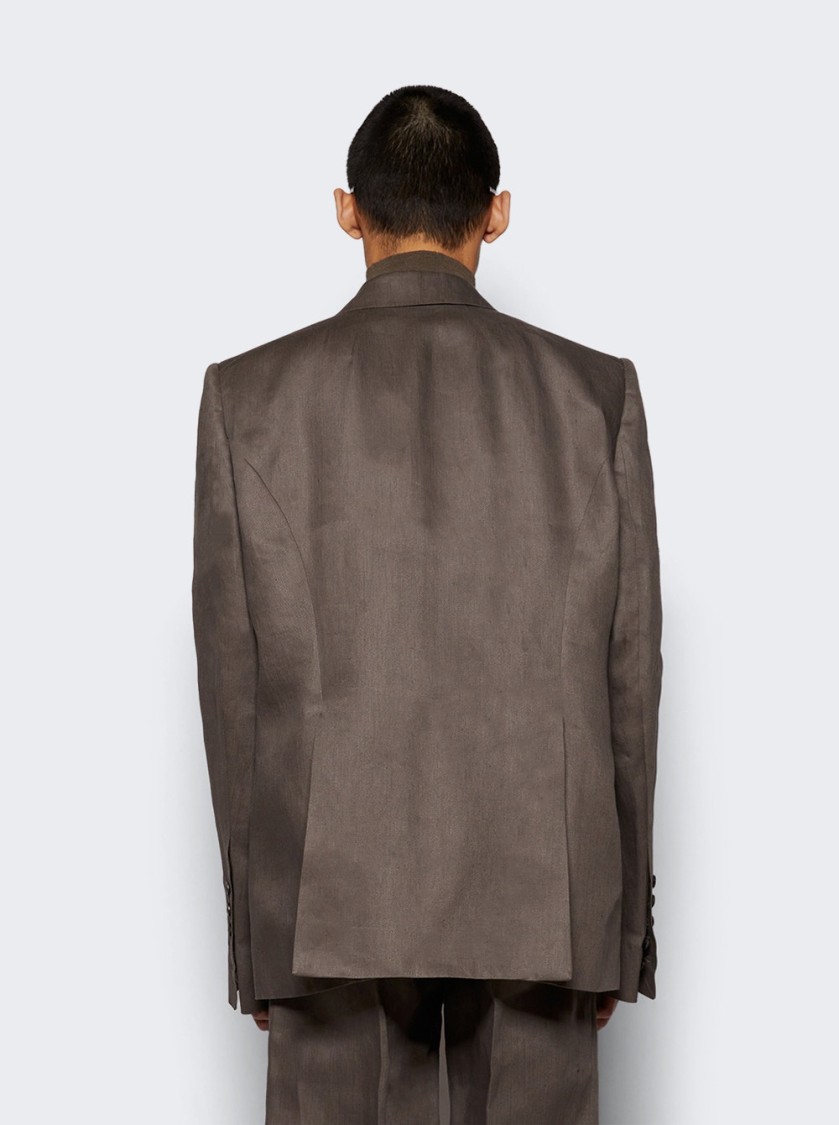 Rick Owens Jmf Blazer Dust In Grey