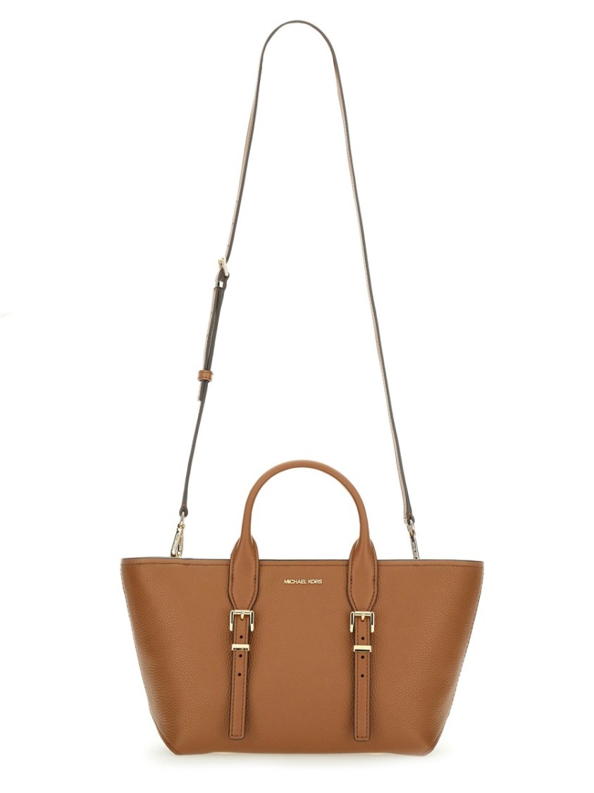 Shop Michael Michael Kors "moore" Tote Bag In Brown