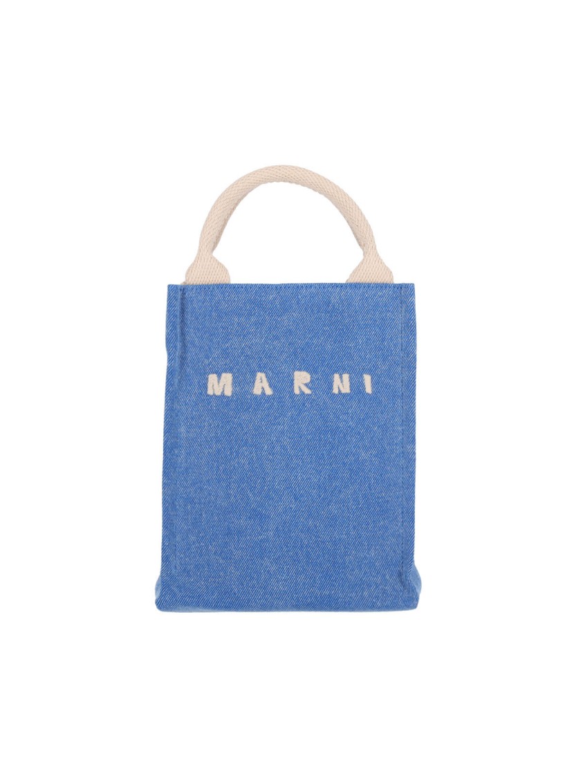 Marni Shopper Bag With Shoulder Strap And Top Handles
