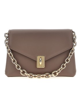 トートバッグ Furla Structured Handbag With Gold-Tone Clasp Furla Structured tote bag gold hardware | The Fashion Square