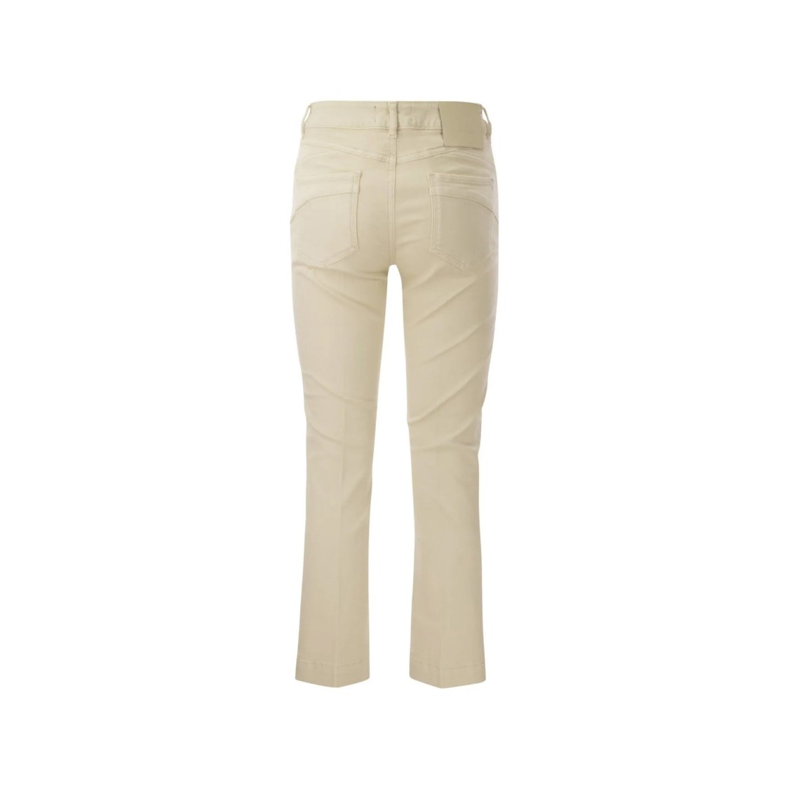 Sportmax Nilly Cotton Denim Jeans Women In Gold