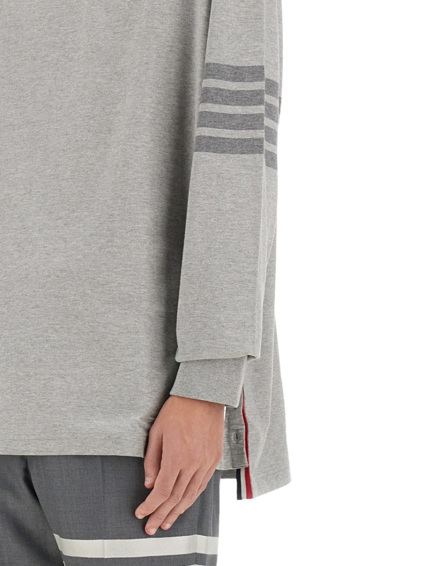 Thom Browne Men's 4bar Shirt In Grey