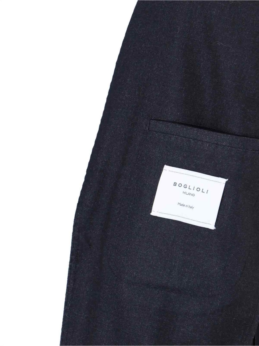 Boglioli Single-breasted Blazer – Navy In Blue