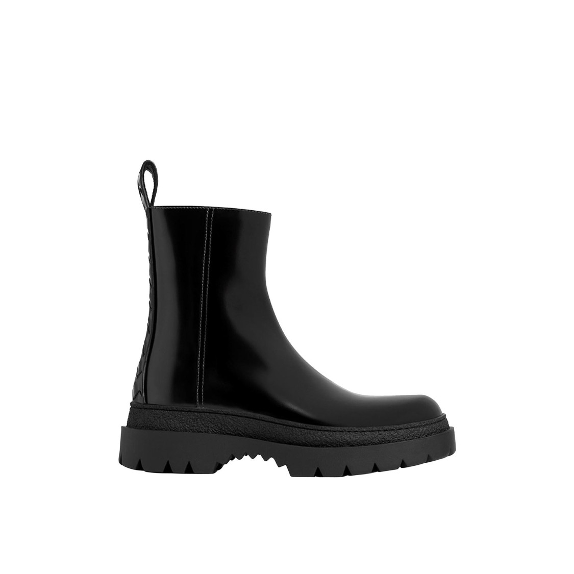 Bottega Veneta 3.5cm Highway Leather Ankle Boots In Black
