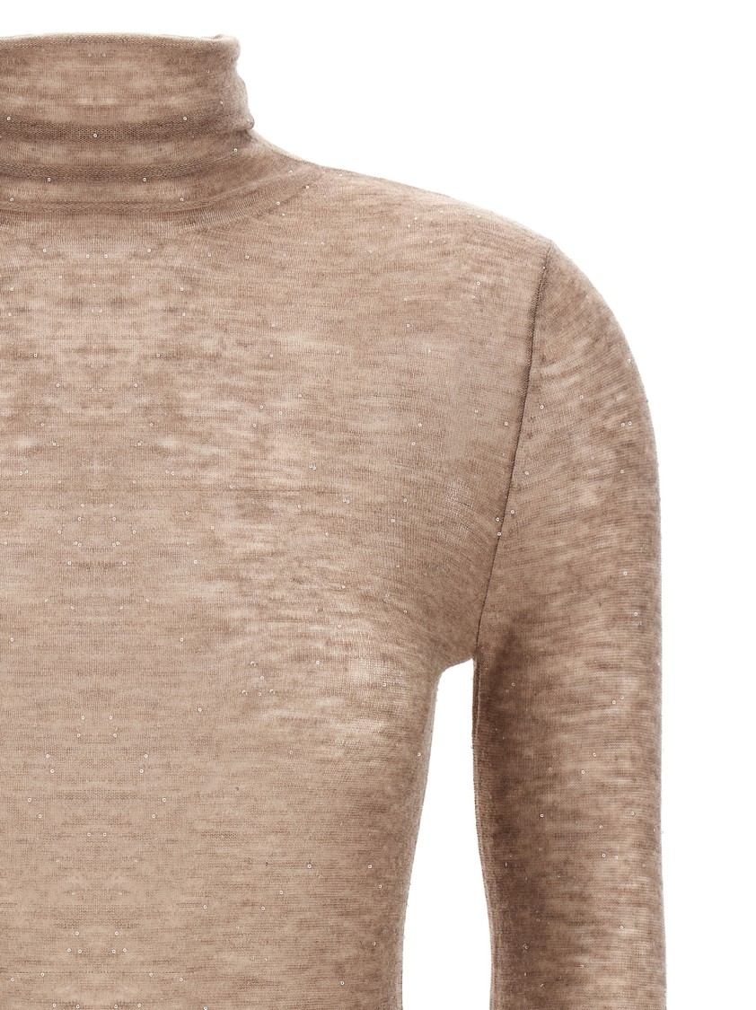 Pinko 'moss' Sweater In Brown