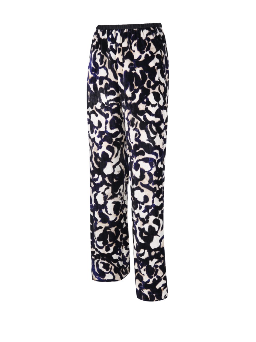 Forte Forte Alchemy Velvet Flared Pant In Black