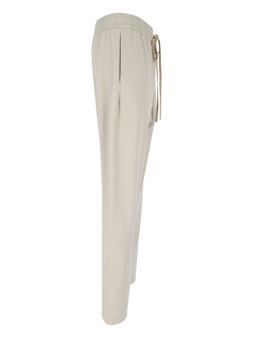 Fear Of God Beige Athletic Pants With Logo And Zip Detail
