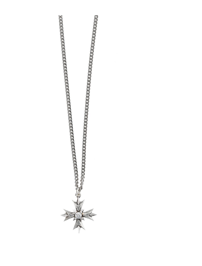 Emanuele Bicocchi Necklace New Mini Crest And Zircone