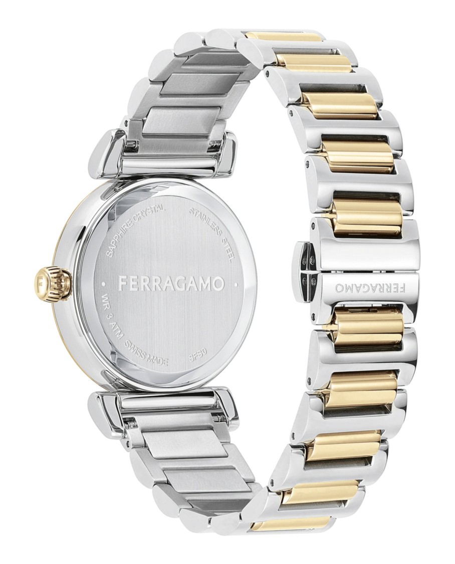 Ferragamo Allure Bracelet Watch In Gold