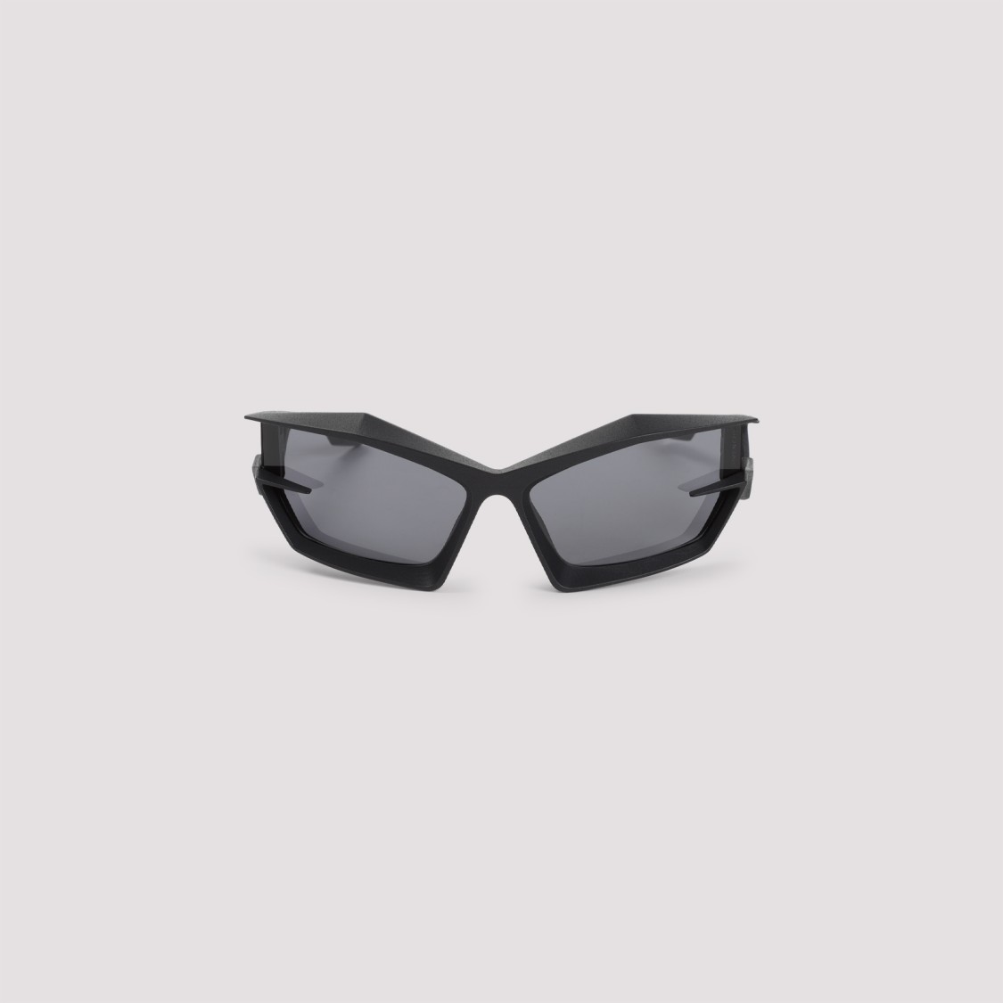 Givenchy Graphic G-shaped Black Acetate Sunglasses In Black