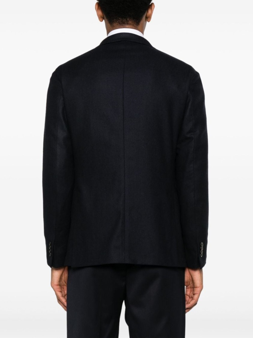 Boglioli Single Breasted Blazer In Blue
