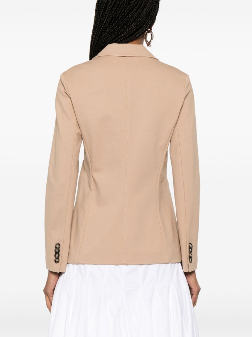 Peuterey Tailored Beige Blazer With Notch Lapel