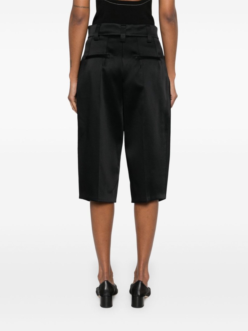 Shop Carven Bermuda Shorts With Pleats And Tailored Design