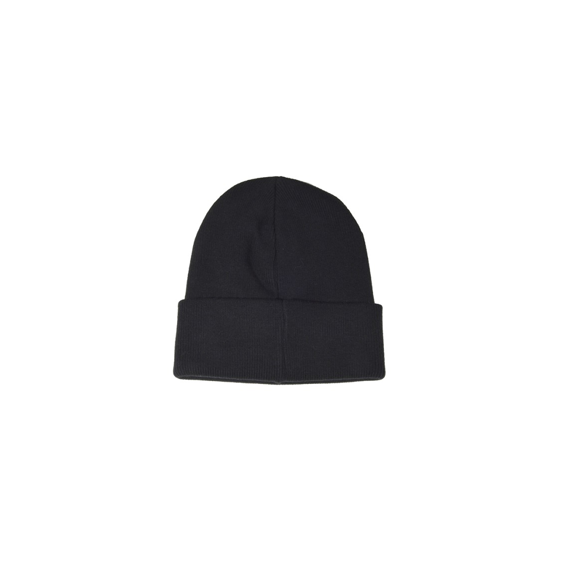 Dsquared2 Knit Folded Cuff Wool Beanie In Black