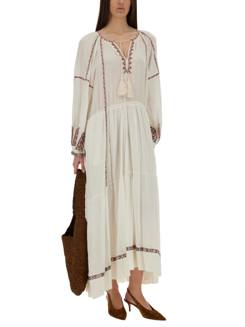 Shop Isabel Marant Étoile Florenza" Dress In White