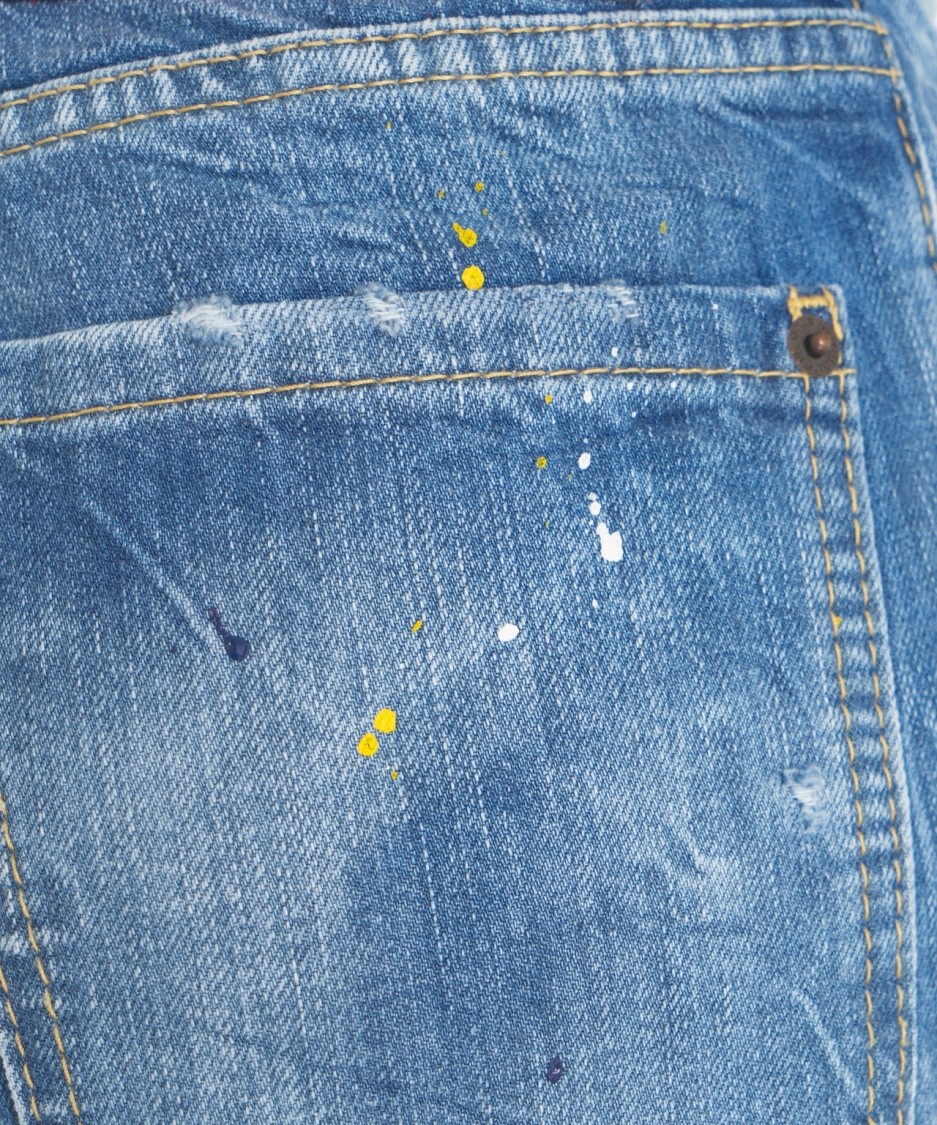 Dsquared2 Used Look Jeans 'boston' In Blue