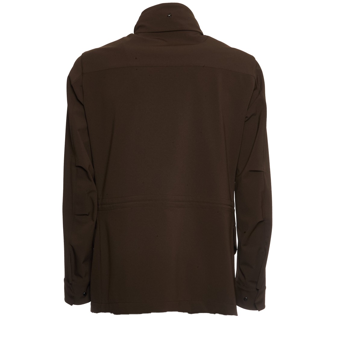 Montecore Dark Brown Field Jacket With Removable Hood